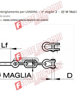 50935 - MEZZA CATENA CON GRILLO LANDINI