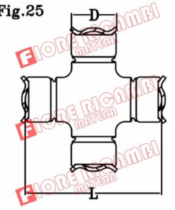 CR741 CROCIERA CARDANICA 22X63,5 FORD