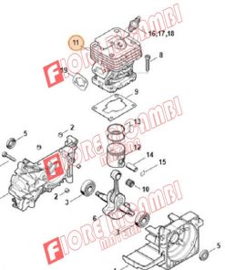 41340201222 - CILINDRO CON PISTONE Ø 35 MM