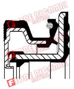 3015376X1 - PARAOLIO KASSETTE 165x190x15.5/17