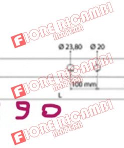 3533293M91 - TIRANTE CAT. 2 L. 890 X QUELLO PIU RINF. VEDI 3532132M91