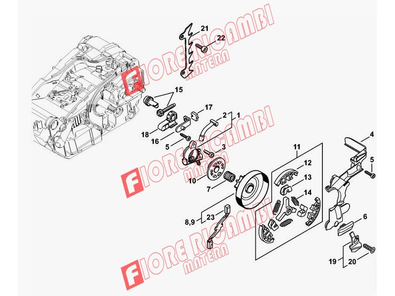 11466402004 - ROCCHETTO 1/4 PICCO 8 DENTI