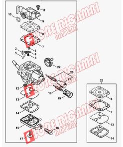 11460071000 - KIT GUARNIZIONI CARBURATORE