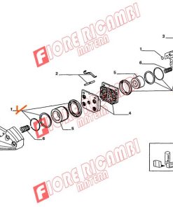 340485381 - SERIE GUARNIZIONI PINZA FRENO PINZE