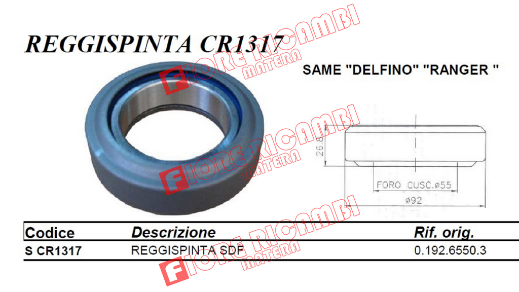 3302143M91 CUSCINETTO - immagine 2