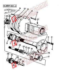 3301099M1 PIGNONE USATO BUONO  FIG 23