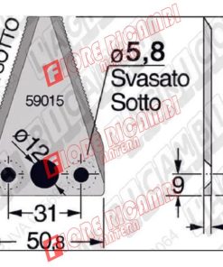 45565 - SEZIO.RIGATA BARRA  EUROPA  BCS(25)