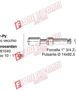 30529 - PULSANTE CPL. 1 3/4 D.14X92,5 (5PZ)