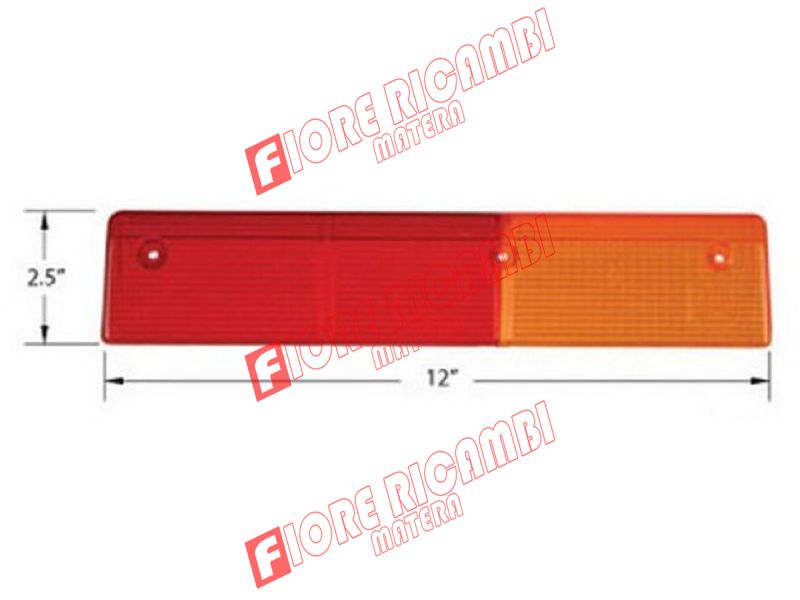 35076 - VETRO POST.DX ROS-ARANFIAT780 (5PZ)