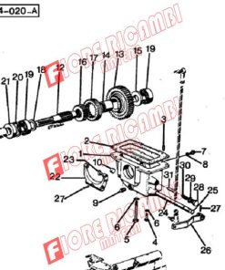 3304253M2 - INGRANAGGIO  z. 47  diam. mm. 196 USATO BUONO