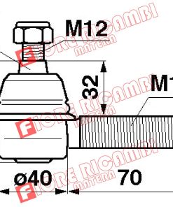 60991 - TESTINA ST.MASCHIO DX 18X1,5
