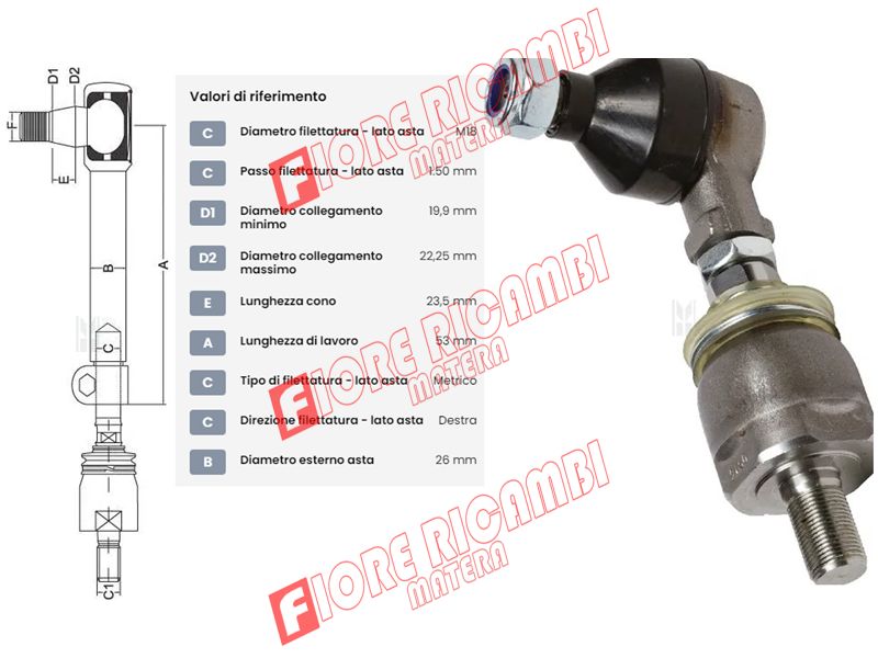 5194239 - KIT TIRANTE CPT VEDI FOTO E COMPOSIZIONE
