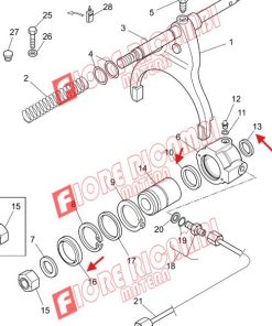 KIT 3015007X1 KIT GUARNIZIONE INNESTO BLOCCAGGIO DIFFERENZIALE LANDINI