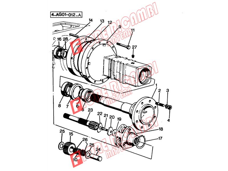 3301099M1 PIGNONE USATO BUONO FIG 23