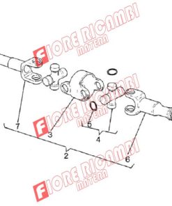 6520011M1 FORCELLA LATO RUOTA CORTO 046450 USATA BUONA
