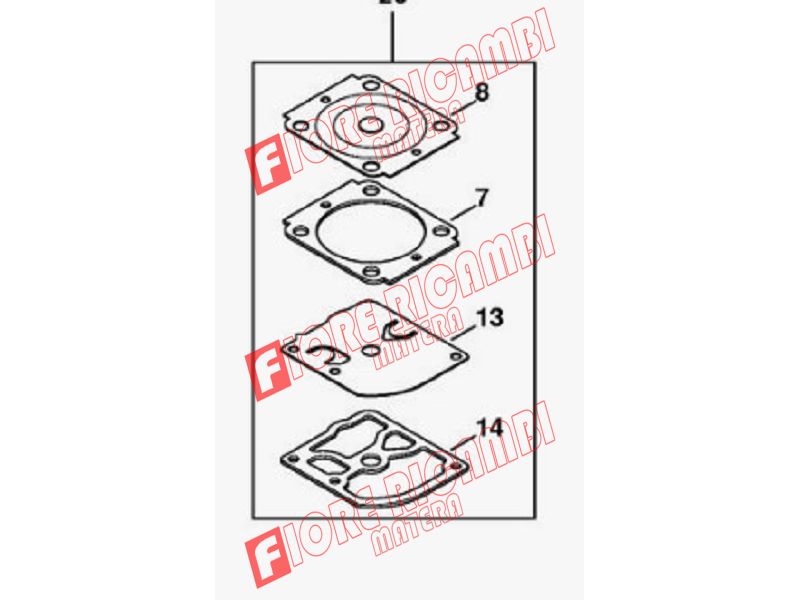 42410071700 - KIT PARTICOLARI CARBURATORE