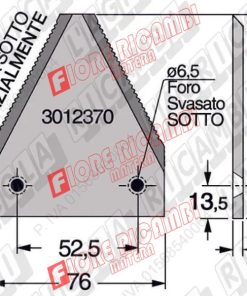 74.105-Z - Sez. GASP.21120243 /Rig. Sotto Parz. F=6,3 Svas. Sotto (BUSATIS)