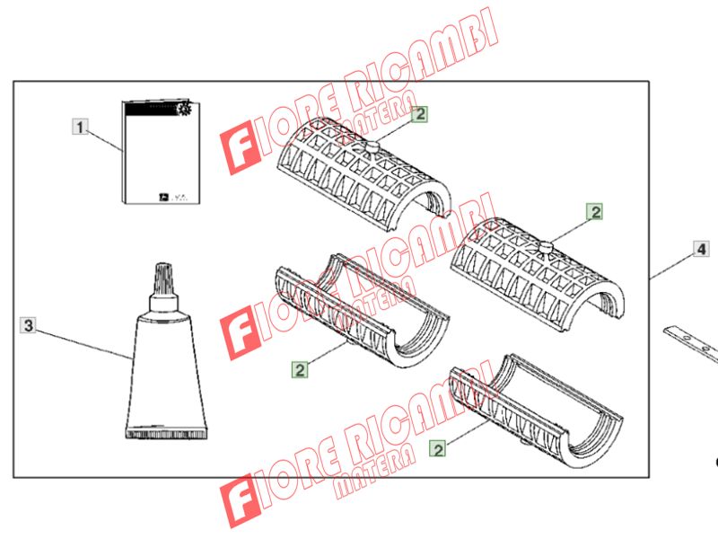 DC56256 CUSCINETTO ATTENZIONE KIT VEDI IMMAGINE