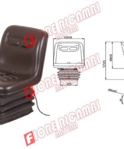 TS51000GP - SEDILE PVC PNEUMATICO FRUTTETO