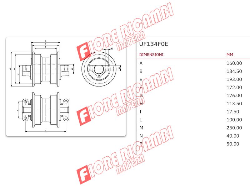 UF134F0E RULLO USATO BUONO